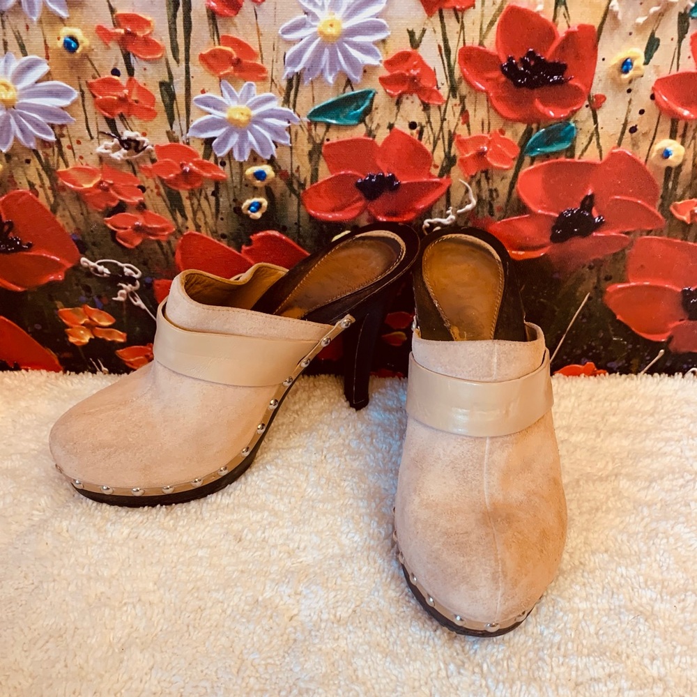 Authentic Dior studded clogs